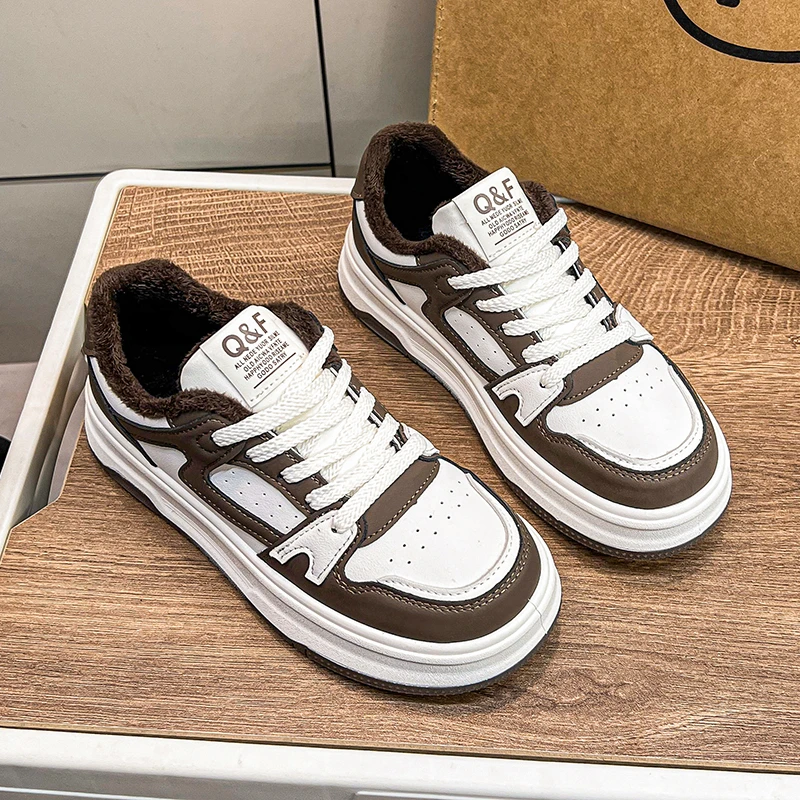 2024 Модная и удобная обувь на толстой подошве с вулканизированной подошвой легкая