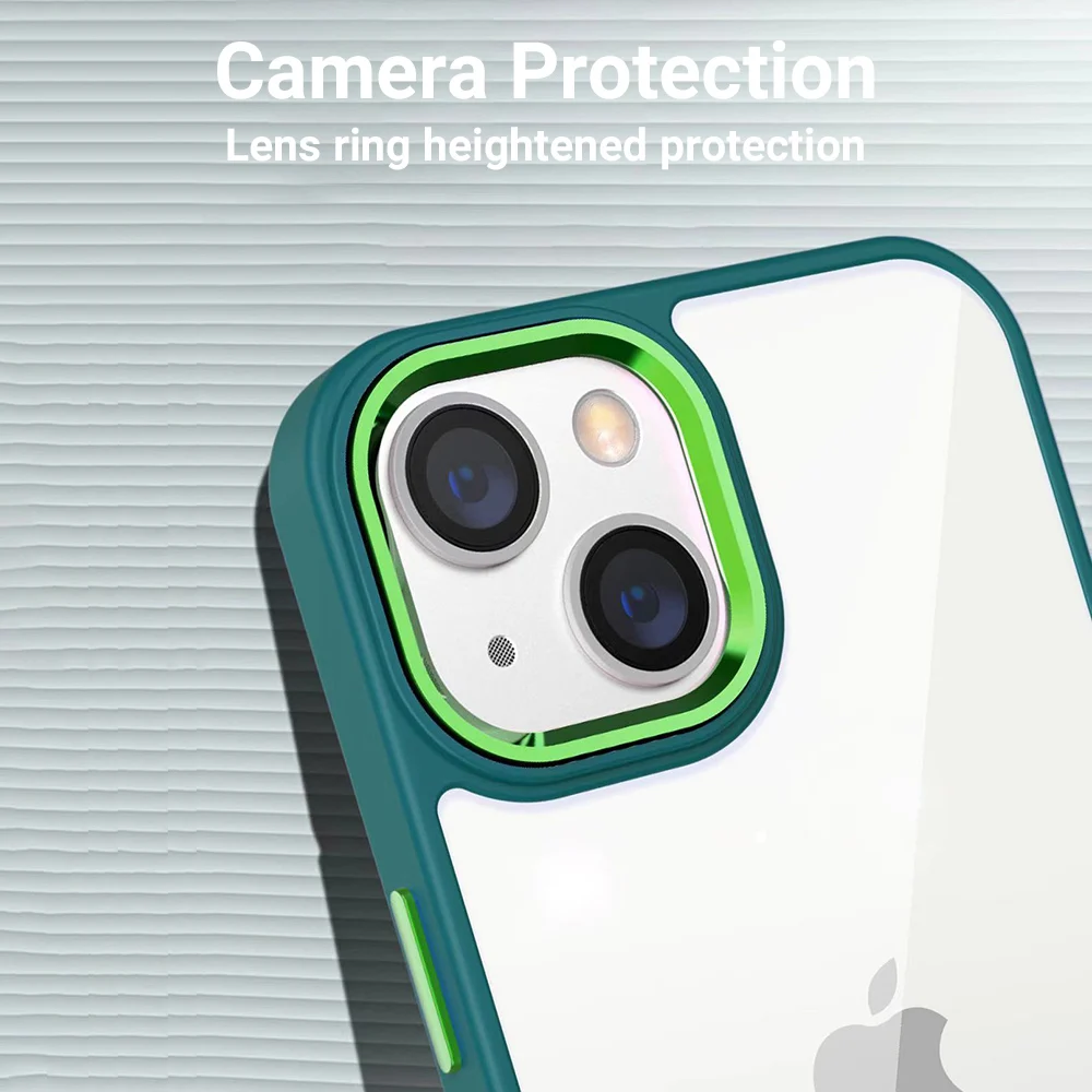 3 в 1 противоударный чехол для iPhone 13 прозрачный 11 12 Pro Max 7 8 6 Plus XR X XS SE 2 - купить по