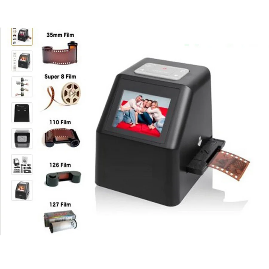 22Mega Pixels USB 35mm Negative Film Scanner 135 Slide and Film Converter 22MP135 Film Scanner Photo Scanner