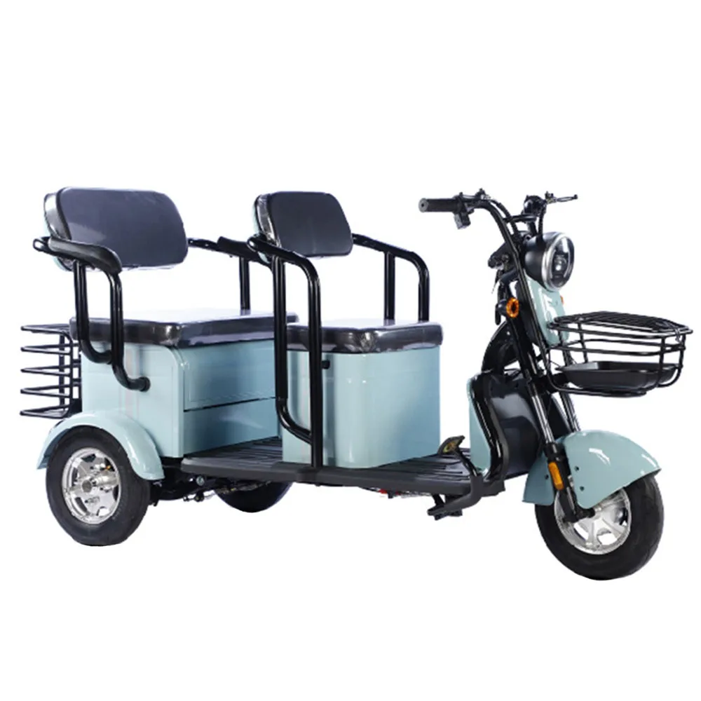 

48/60V20A Electro-Tricycle 600/800W Brushless Differential Motor Mobility Scooter Drum Brake Front And Rear Dual Shock Absorbers