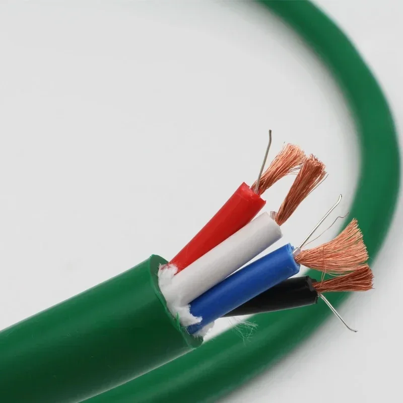 Пара Hi-Fi Audio 4N OFC медный посеребренный кабель с экраном двухпроводной для