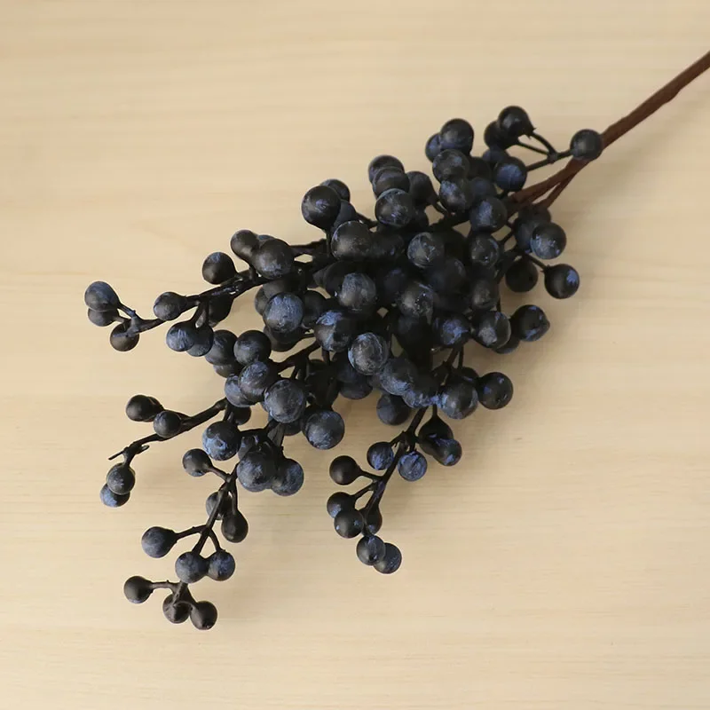 Искусственные ягоды Пушистый красный