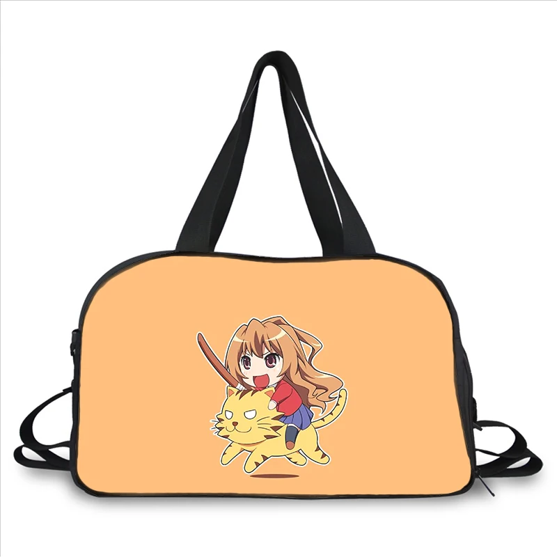 Anime Toradora Aisaka Taiga 3D printing fashion trend portable large capacity multi function messenger bag travel bag