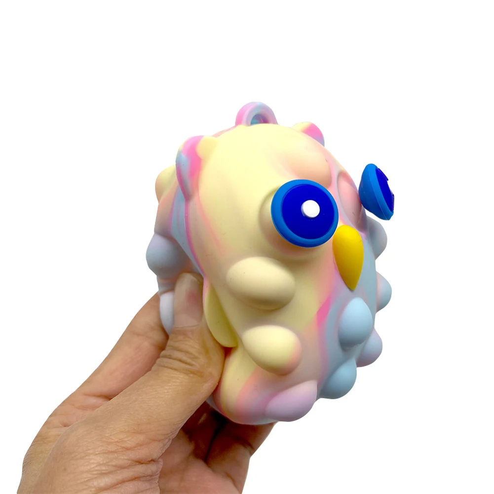 

Squishy Stylish 3D Owl Pop Pinch Ball Silicone Pop Stress Ball Push It Bubble Balls Anti-stress Vent Kids Adults Gifts