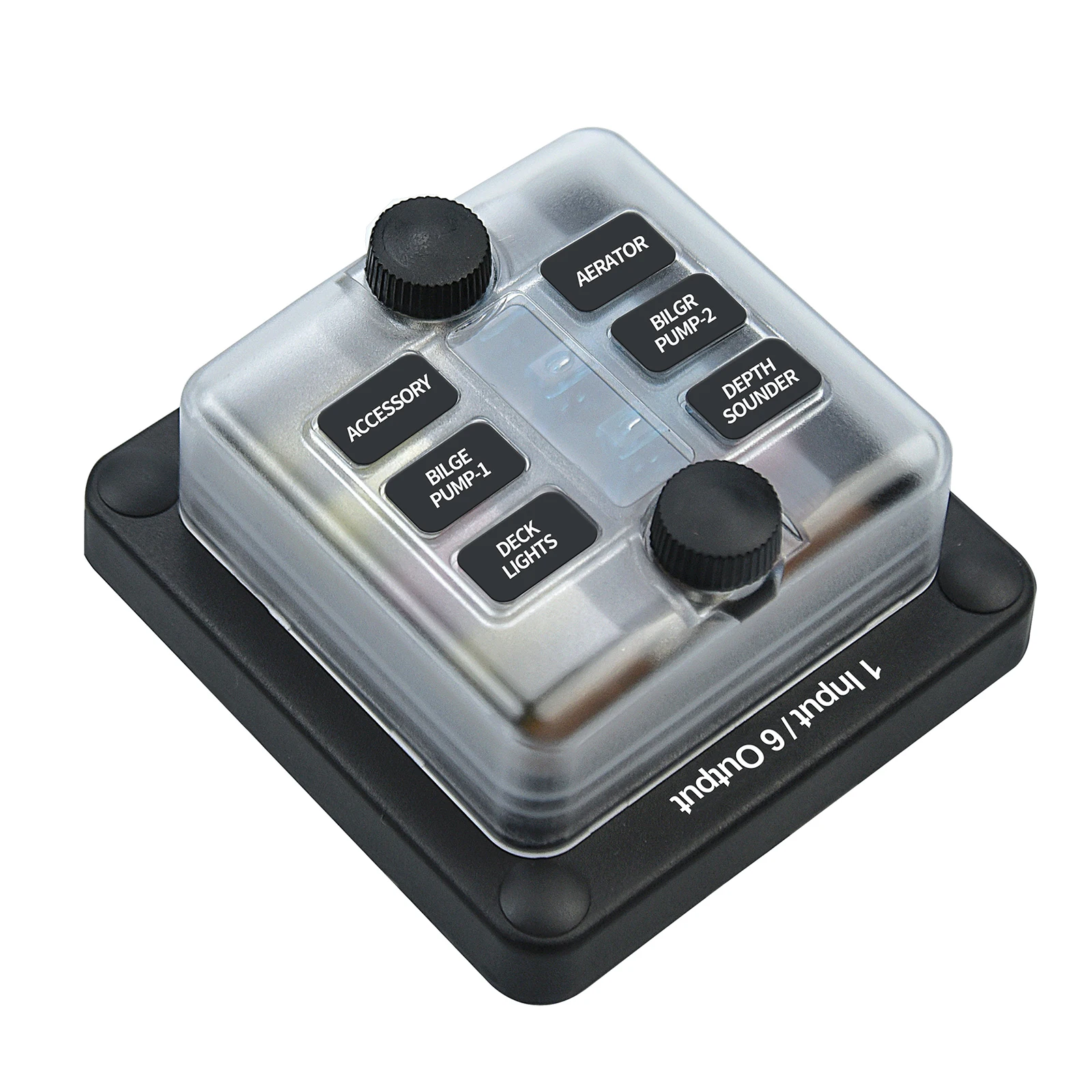 

12-32V 6 Way Car Boat Fuse Box Waterproof Fuse Case With LED Indicator Holder ATO/ATC Blade Marine Off-road Vehicle Accessories
