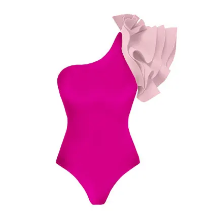 Слитный купальник с цветами, Женская стройнящая пляжная одежда, Женский высококачественный купальник, женская летняя трендовая праздничная одежда, 2024