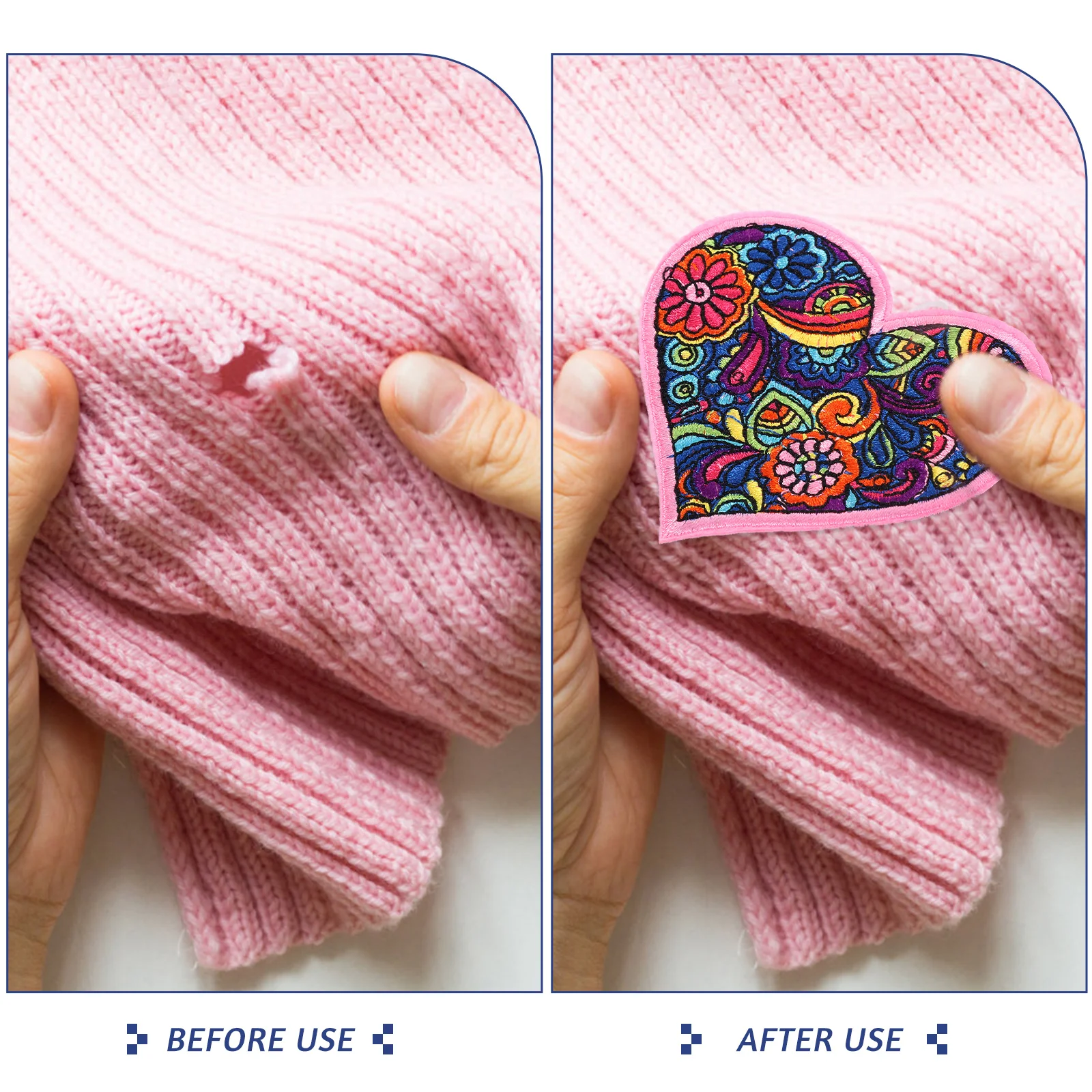 Рисунок 2 - Нашивки с вышивкой «сделай сам»