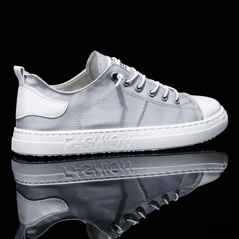 

autumn spring Sport Shoes Man Footwear Store Sneakers Running Shoes 2022 New Trend Yellow Sports Shoes Leather Sneakers Flat