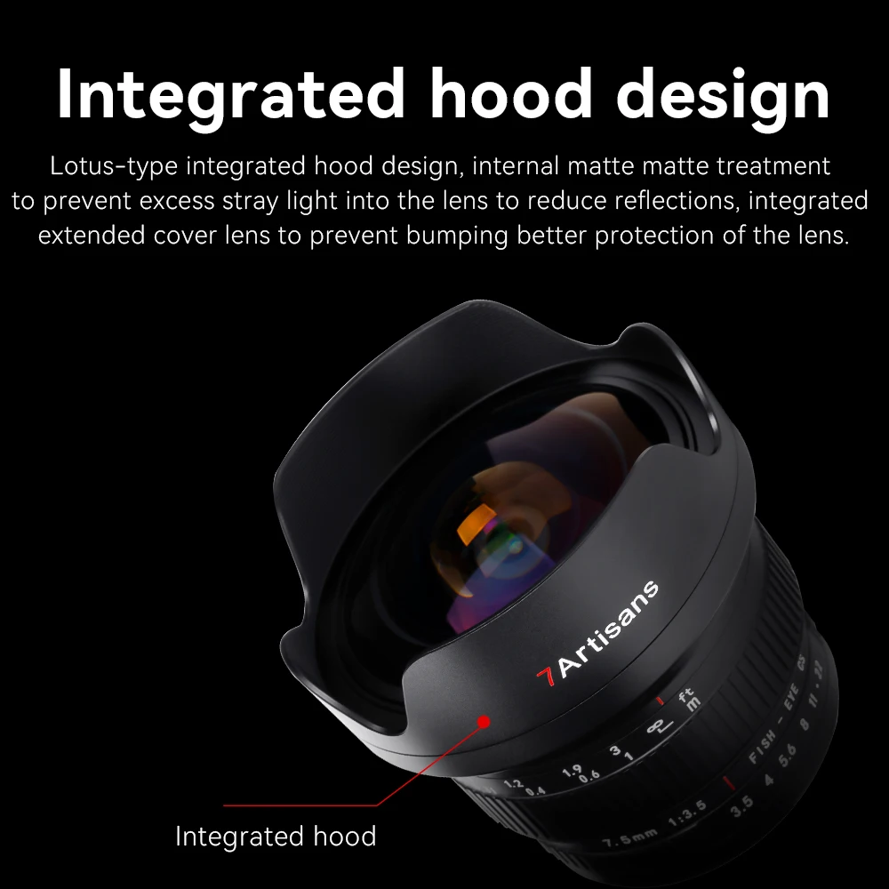 Объектив камеры 7 художников ремесленников 5 мм F3 APS-C Широкоугольный объектив для
