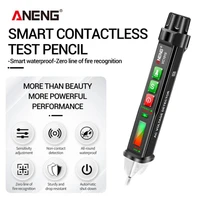 aneng vc1015 non contact ac voltage detector tester meter 12v 1000v pen style electric indicator led voltage meter vape pen