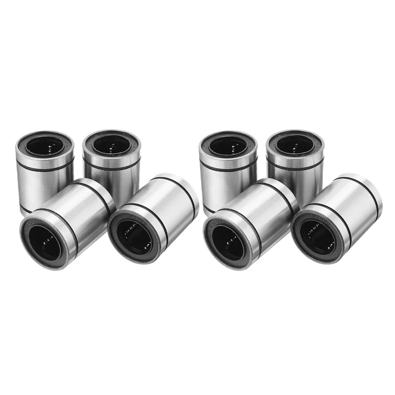 

New 8 Pcs LM20UU 20X32x42mm Double Side Rubber Seal Linear Motion Ball Bearing Bushing