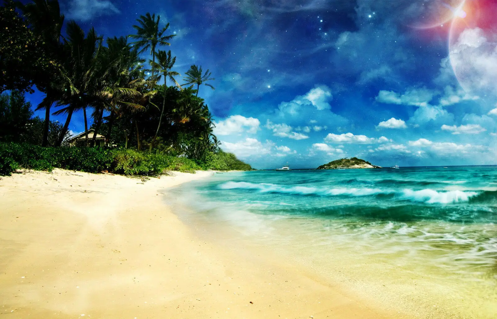 

Serene Calm Environment of the Tropics Picture Art print Silk poster Home Wall Decor