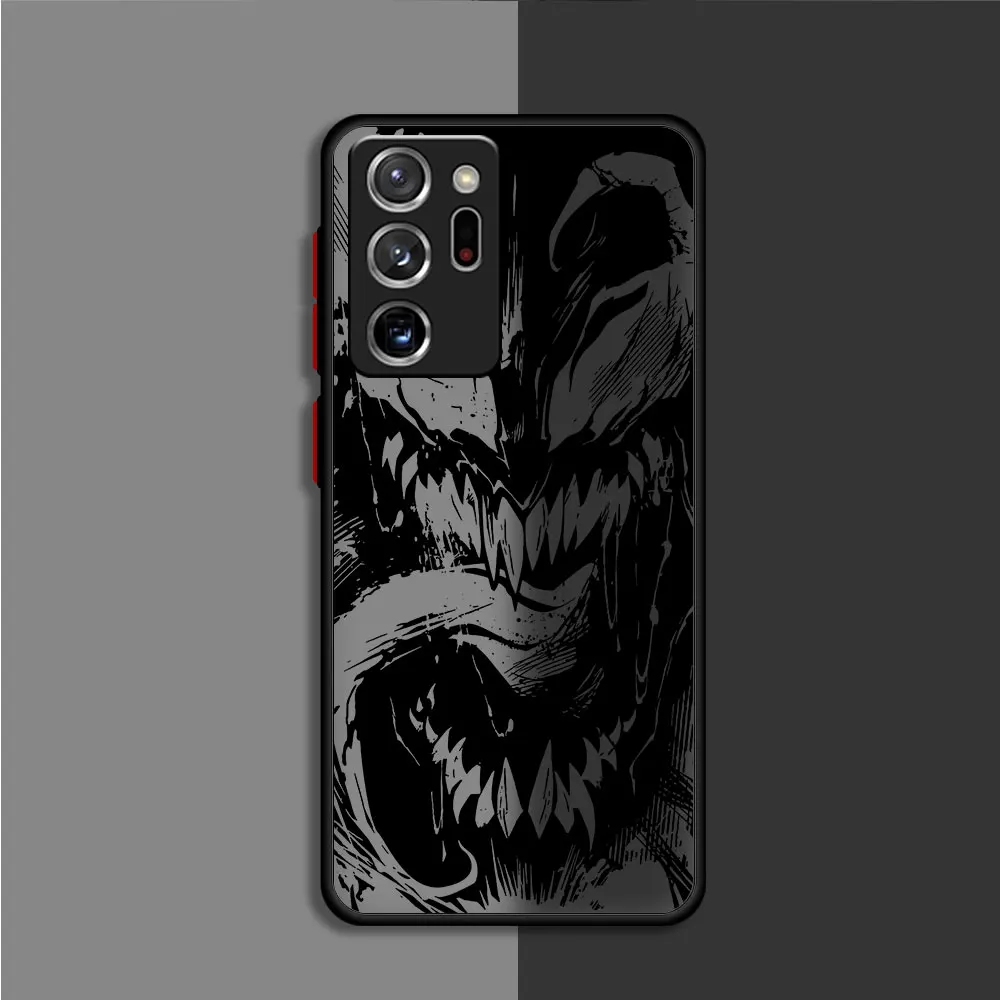 Матовый чехол для Samsung Galaxy Note 20 Ultra 10 Plus 9 8 S10 S9 S8