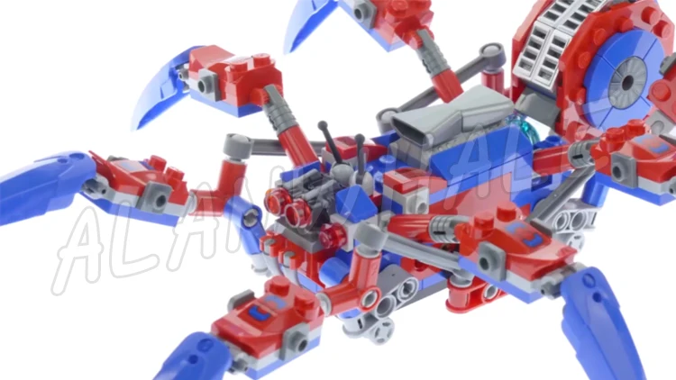 440 шт. гусеничная песчаная база Super Fighter Spider со скрытыми алмазными элементами