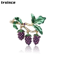 korean version of all match fruit jewelry fashionable personality grape brooch new womens corsage brooch