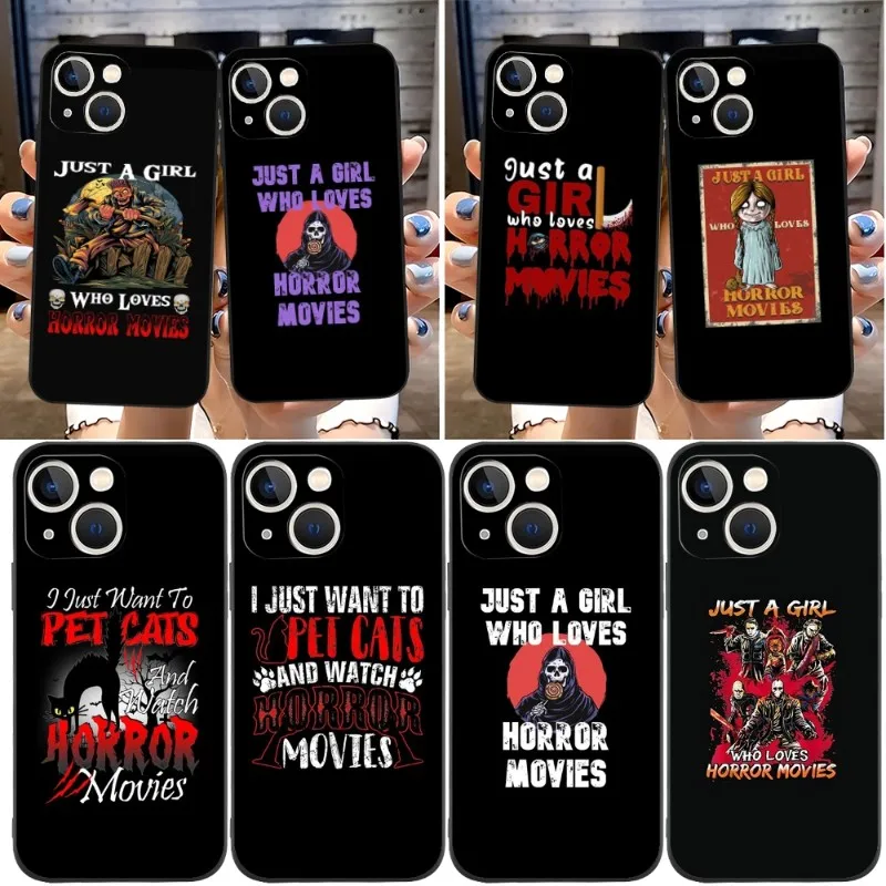 Horror Movies Phone Case For Iphone 12 Pro Max 11 13 Xr X Xs Mini Pro Max For 6 6s 7 8 Plus Funda Shell Cover Mobile Phone Bag