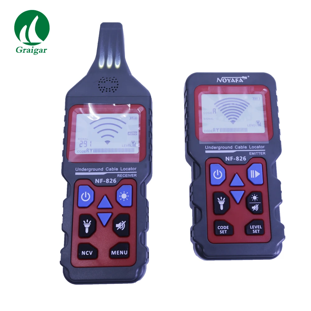 

NF-826 Wire Tracker Portable Telephone Cable Locator Underground Pipe Detector Professional Cable Finder