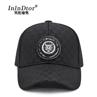 2022 spring new branded cap mens trendy new authentic circle printed leopard head baseball cap