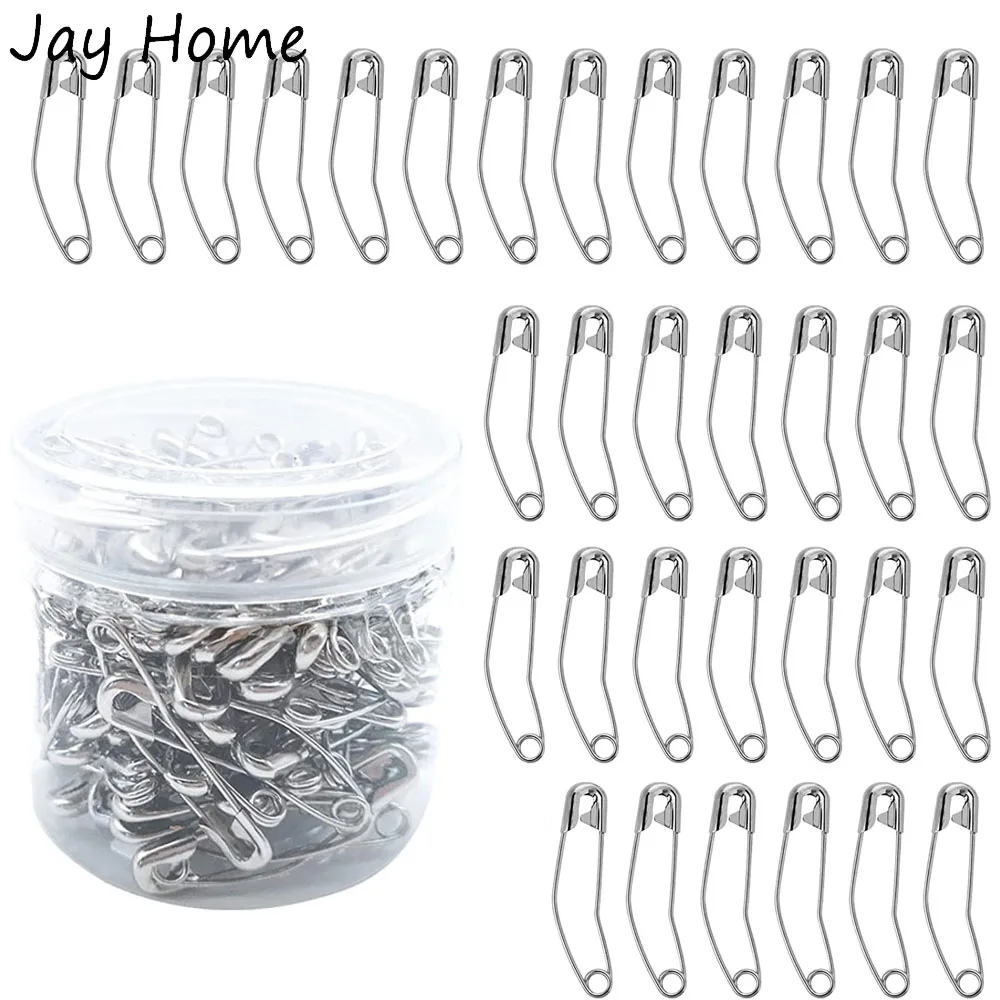 50 шт. мм изогнутые предохранительные булавки для стёгания из нержавеющей стали