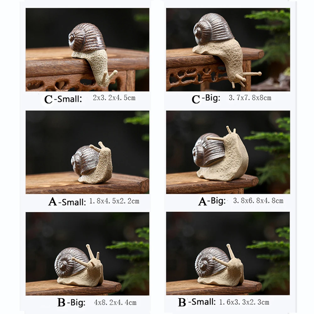 Мини-керамические Фигурки Улиток Милые Эмалированные Украшения В Виде Ракушек