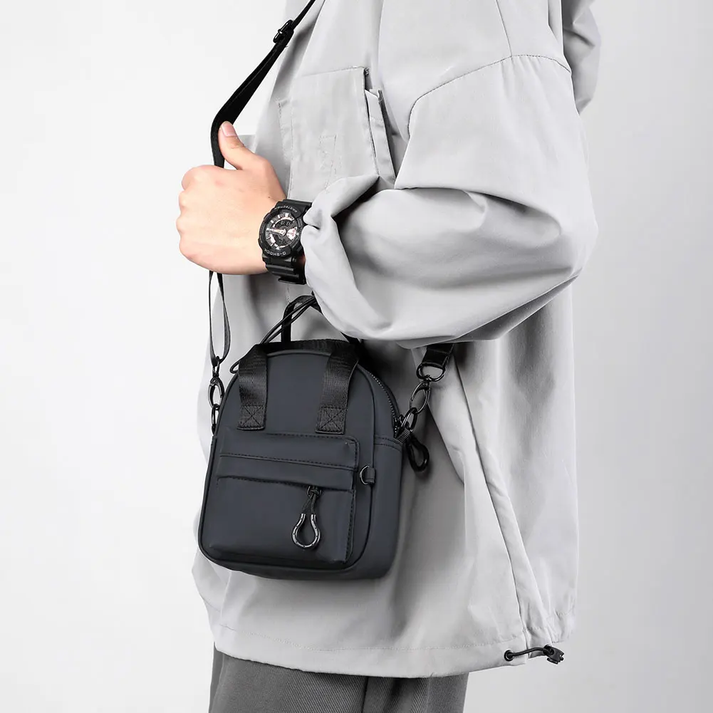 

Качественная прочная нейлоновая сумка-тоут через плечо для мужчин, модный мессенджер на плечо, нейлоновая портативная сумочка