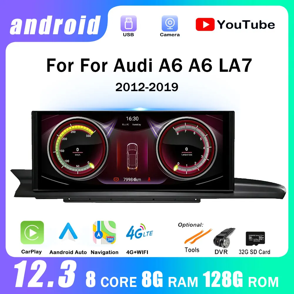 Для Audi A6 A7 C7 RS6 RS7 S6 2012-2018 плеер Android OS автомобильный радио мультимедийный стерео