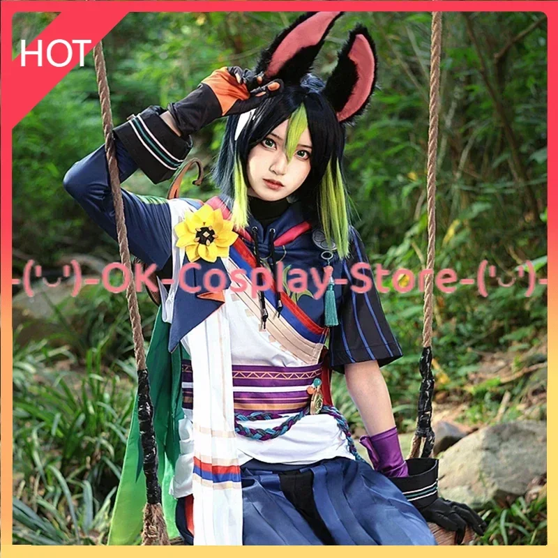 Игра Genshin Impact Tignari Косплей Костюм Женский Необычный Вечерний Хэллоуин