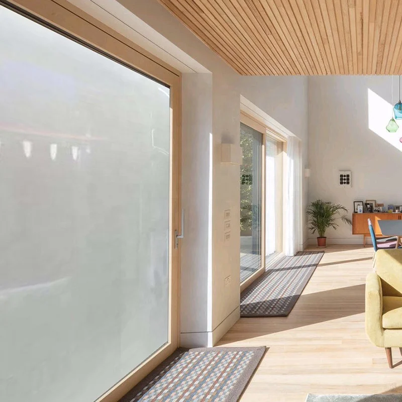 Электрохромная декоративная умная пленка для окон Frostin