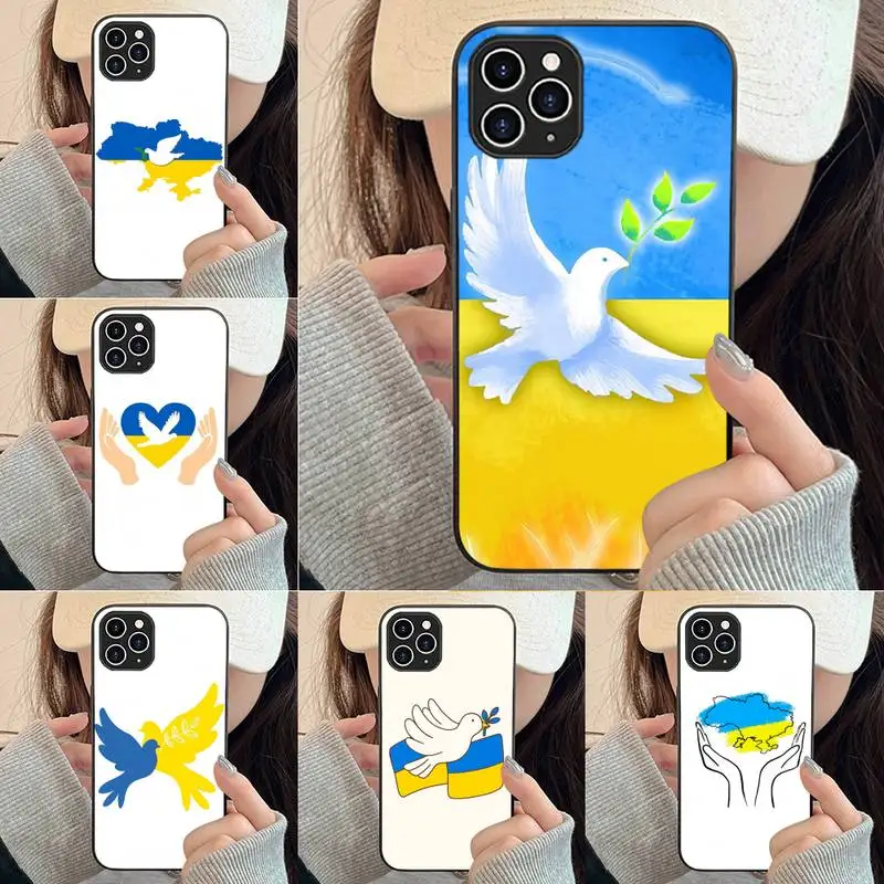 

New Ukraine Flag Pattern Print Phone Case For Iphone 7 8 Plus X Xr Xs 11 12 13 Se2020 Mini Mobile Iphones 14 Pro Max Case