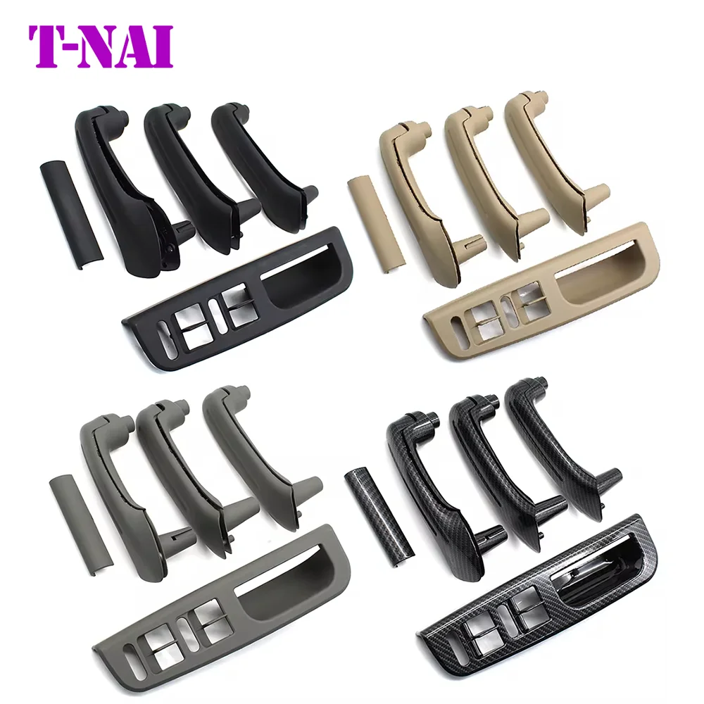 Передняя задняя левая правая дверная ручка из углеродного волокна LHD замена для