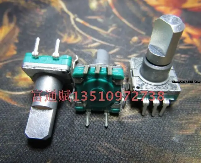 

High Precision Encoder Pulse Switch 360 Degrees to EC11-30 Bits 15 Half Shaft with Switch