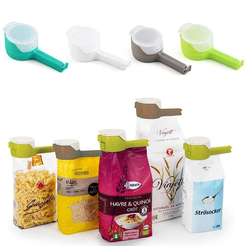 

Snack Sealing Plastic Clip Fresh Keeping Sealer Clamp Food Saver Travel Kitchen Accessories Seal Food Storage Bag Clip Tool