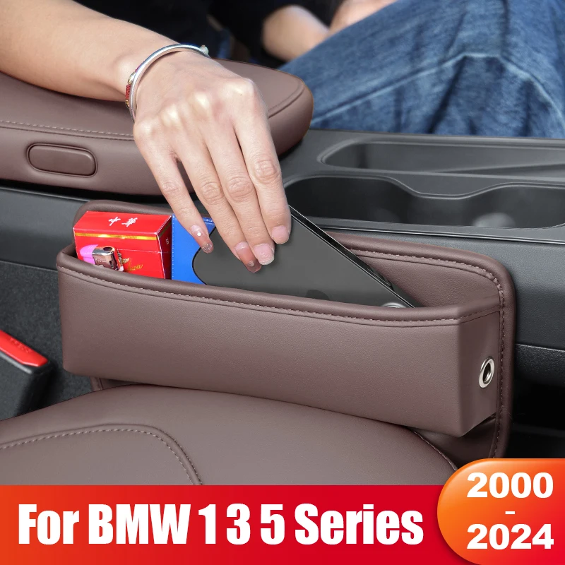 

For BMW 1 3 5 Series E81 E87 F20 E46 E90 F30 G20 E36 E46 E91 E92 F31 E39 E60 F10 F11 G30 Car Seat Gap Storage Pocket Accessories