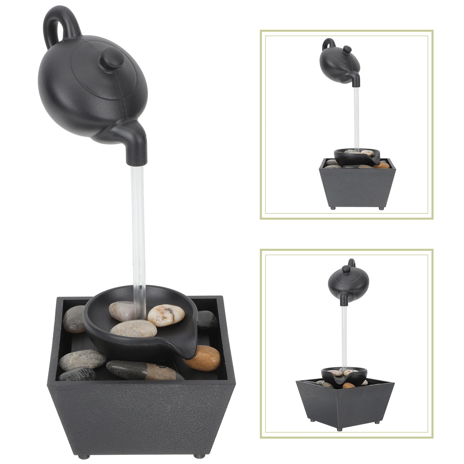 

Fountain Tabletop Water Ornament Desk Electric Indoor Running Desktop Furnishing Household Tumbling Decoration Homerocks Zen