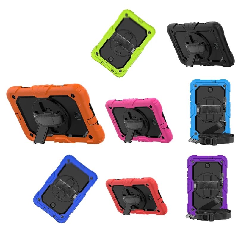 

Противоударный Прочный чехол для планшета с плечевым ремнем для Samsung Galaxy Tab A 8,0 дюйма