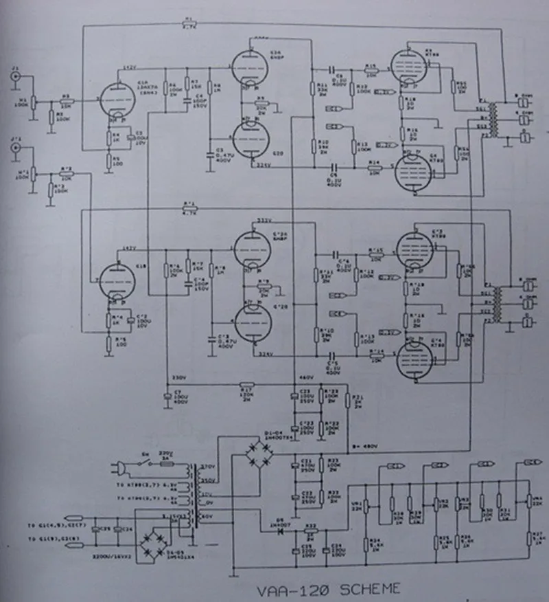300B 12AX7 + 6N8P вакуумная трубка Push-Pull печатная плата усилителя звука