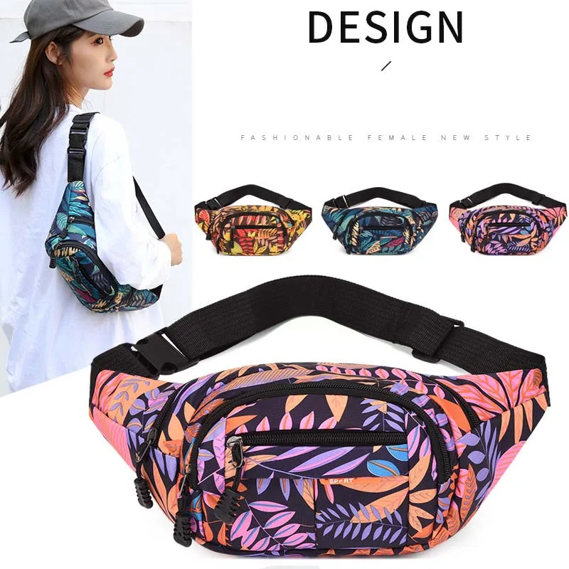 

Women Waistbag Men Unisex Waist Bag Female Cute Bag Ladies Small Adjustable Colorful Shoulder Chest Bag Travel Kids Bag Pouch