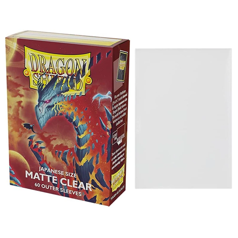 Японский матовый чехол Dragon Shield 60ct с наружными рукавами ...