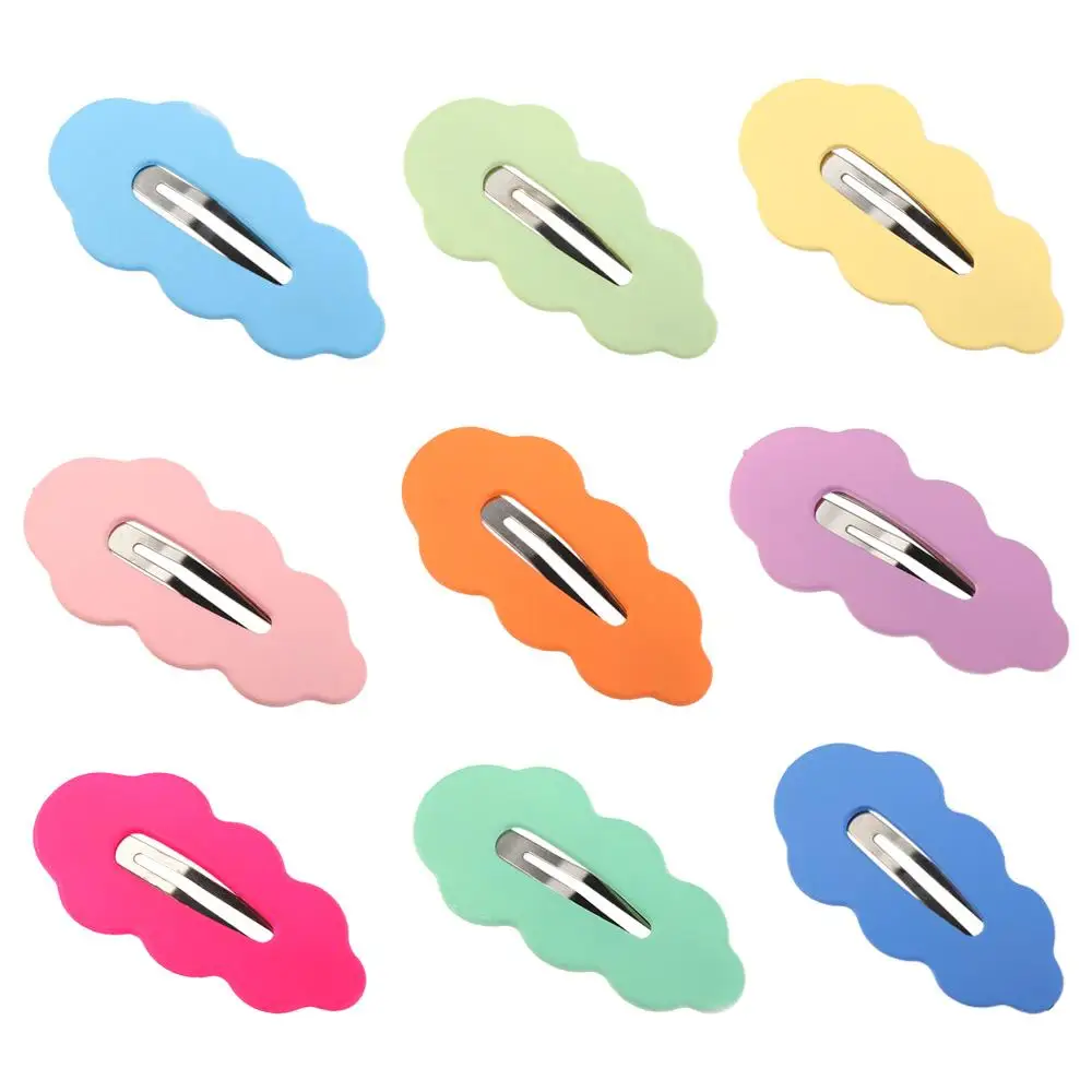 

Duckbill Clip Gifts For Women Candy Color Cloud Korean Style Hairpin Hair Accessories Female Barrettes Wave Hair Clip
