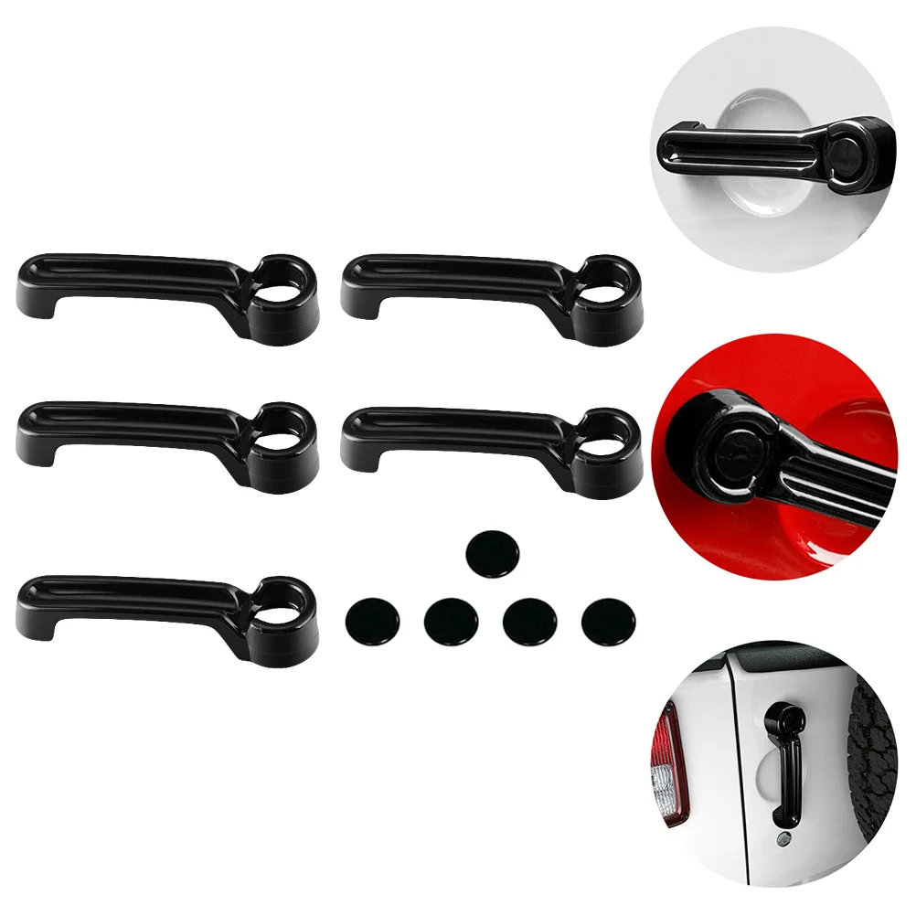

5pcs Professional Durable Useful Handle Decorative Shell Car Handle Trims Handle Trims