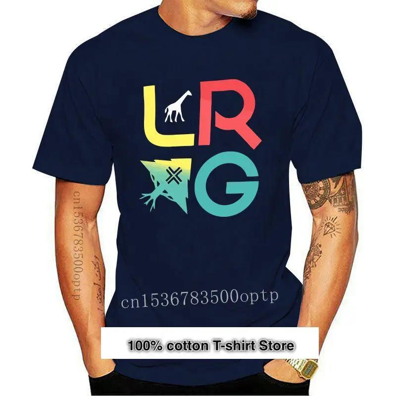 

Lrg-Camiseta de manga corta para hombre, camisa negra con estampado de iconos apilados, ropa de calle, de buena calidad, nueva