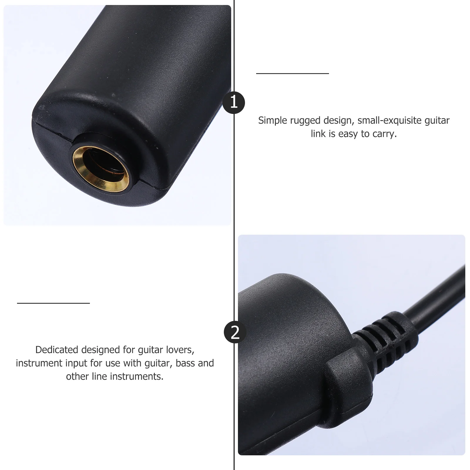 Аксессуары для гитары Эффектор Электрический усилитель наушников Черные