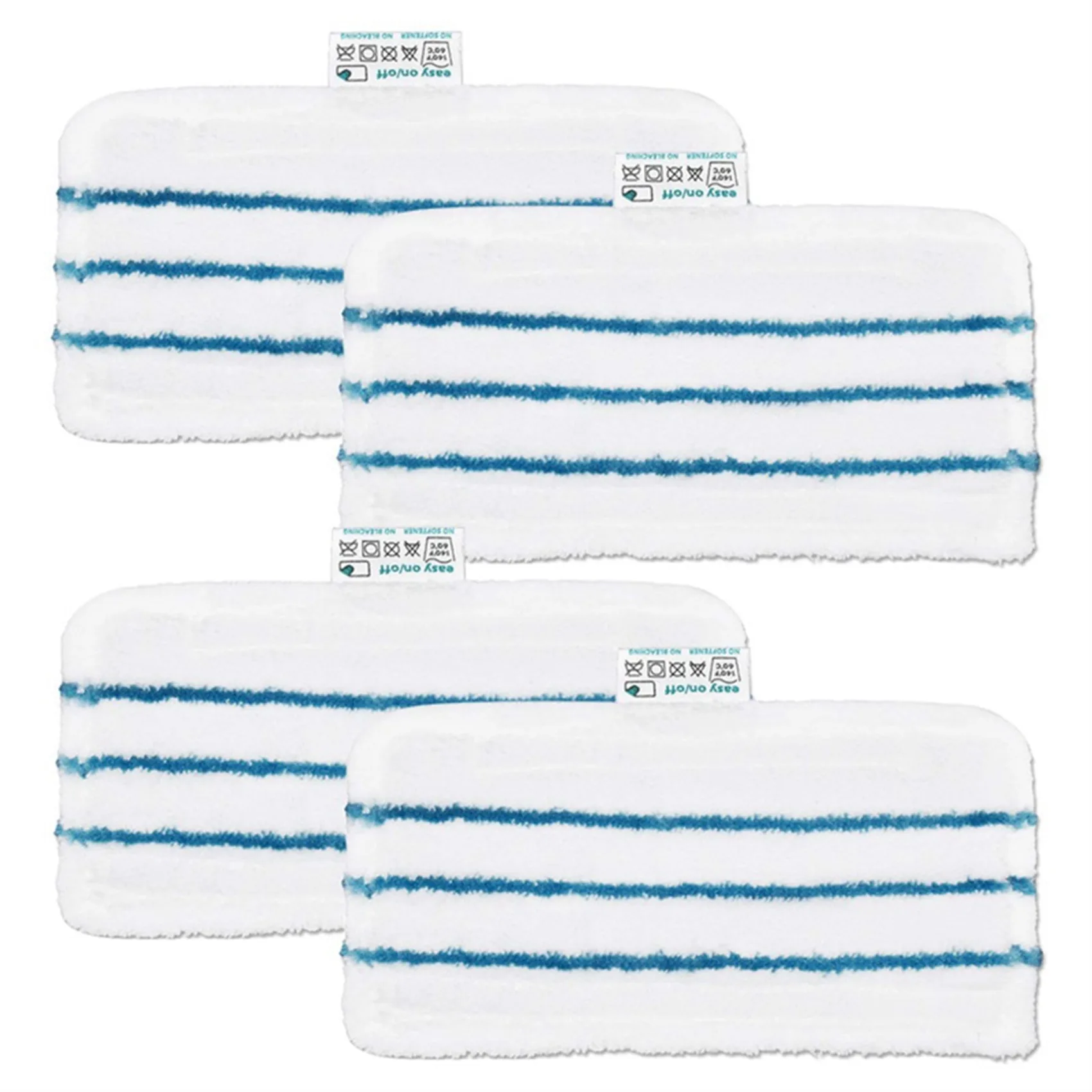 

4PCS Mop Pads for Black/Decker Steam Mop FSM1600 1610 1620 1630 Washable Replacement Cleaning Mopping Cloth