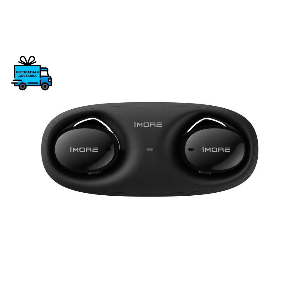 Bluetooth headphones with microphone 1more true wireless ecs3001b (black) AAC SBC 12 hours | Электроника