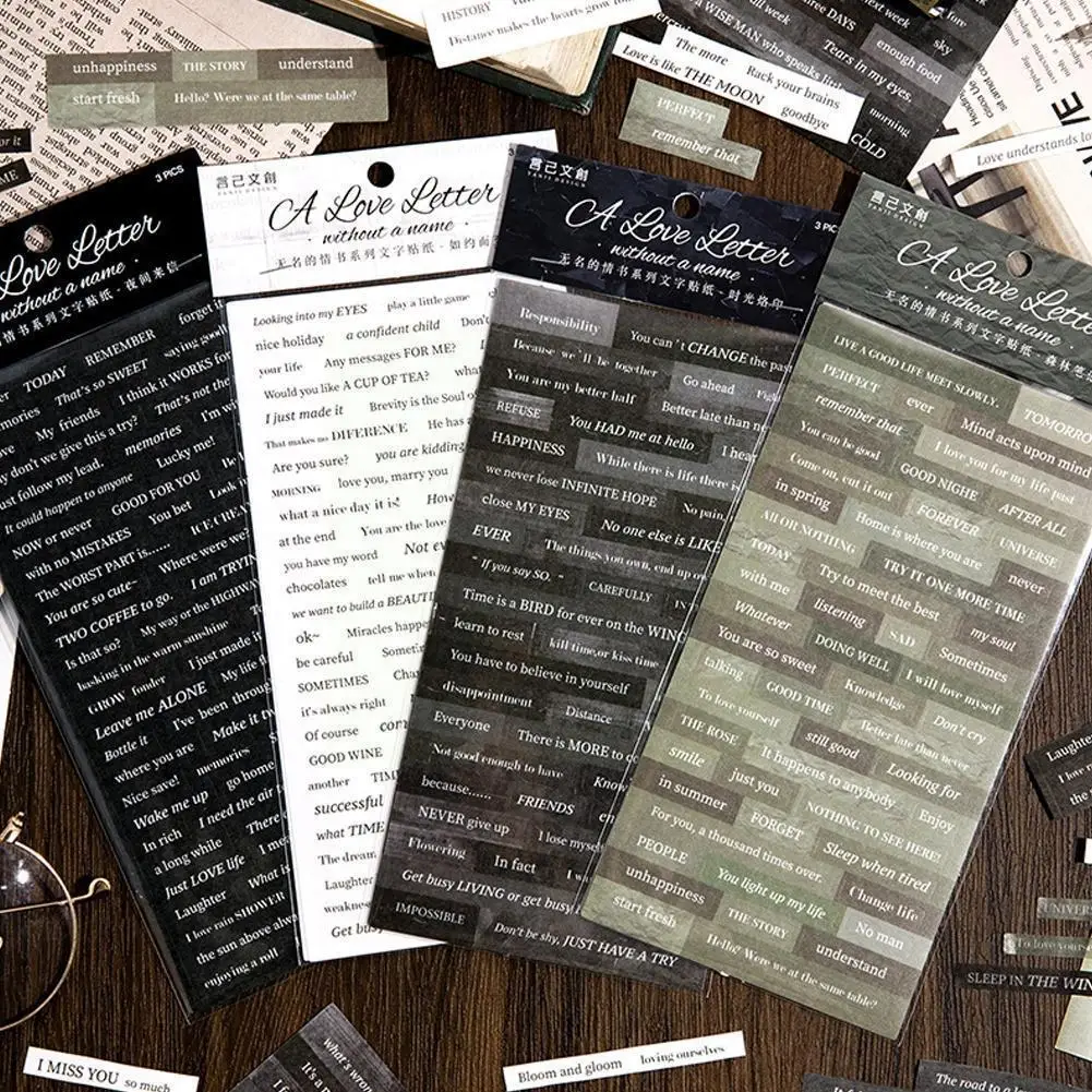 

Алфавитные наклейки, Креативные украшения с фразой, канцелярские товары, коллажи, скрапбукинг, самодельные наклейки для журнала нежелательной почты A6D8