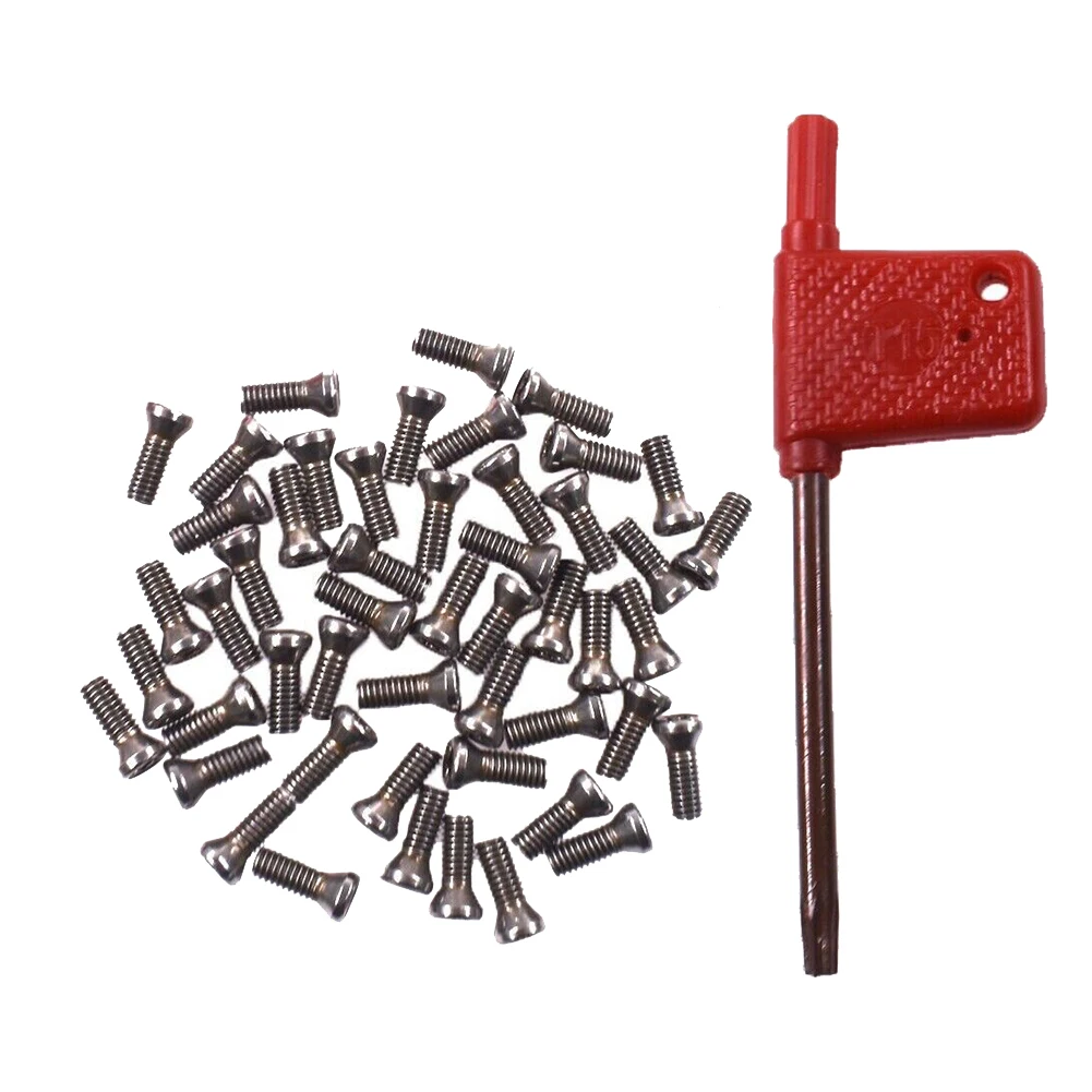 

Brand New Screws Torx Machine Screw Steel With Wrench 50* 50pcs For Carbide Inserts For Lathe Tool & Screwdriver