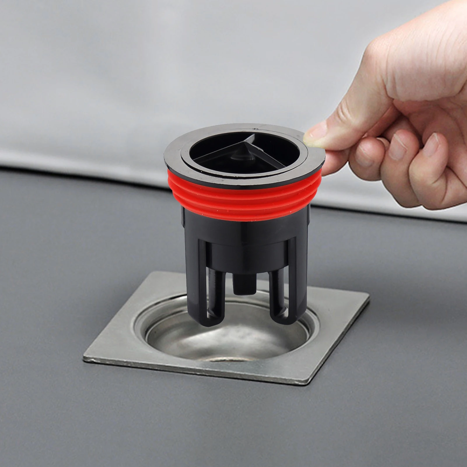 

Floor Drain Plug Floor Drain Backflow Preventer Drainage Trap Sewer Core Magnetic Drainage Insert Anti-Odor Anti-Clogging Drain