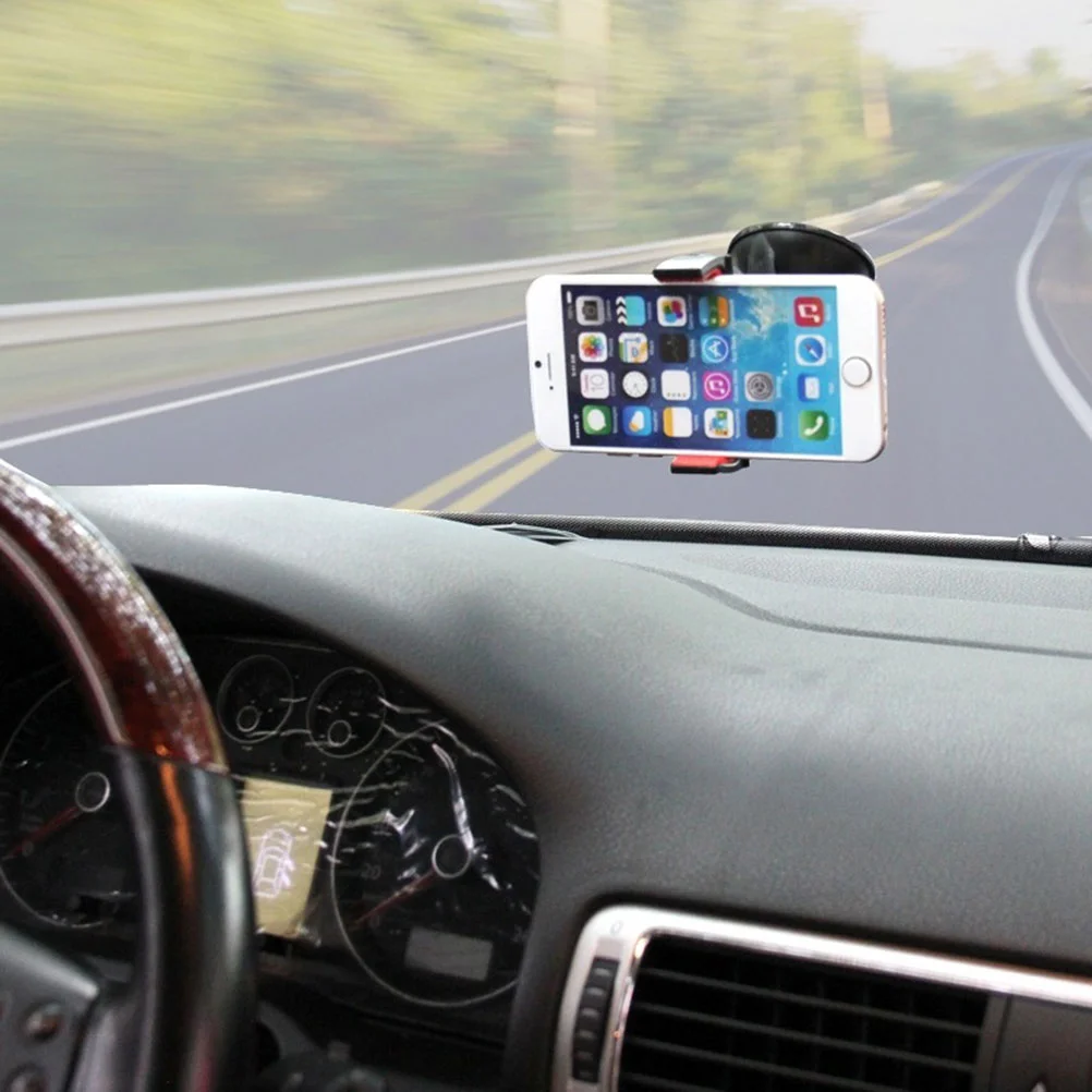 

1PC Windshield Phone Holder Multi-function Vehicle-mounted Holder 360 Degree Rotation Phone for Car