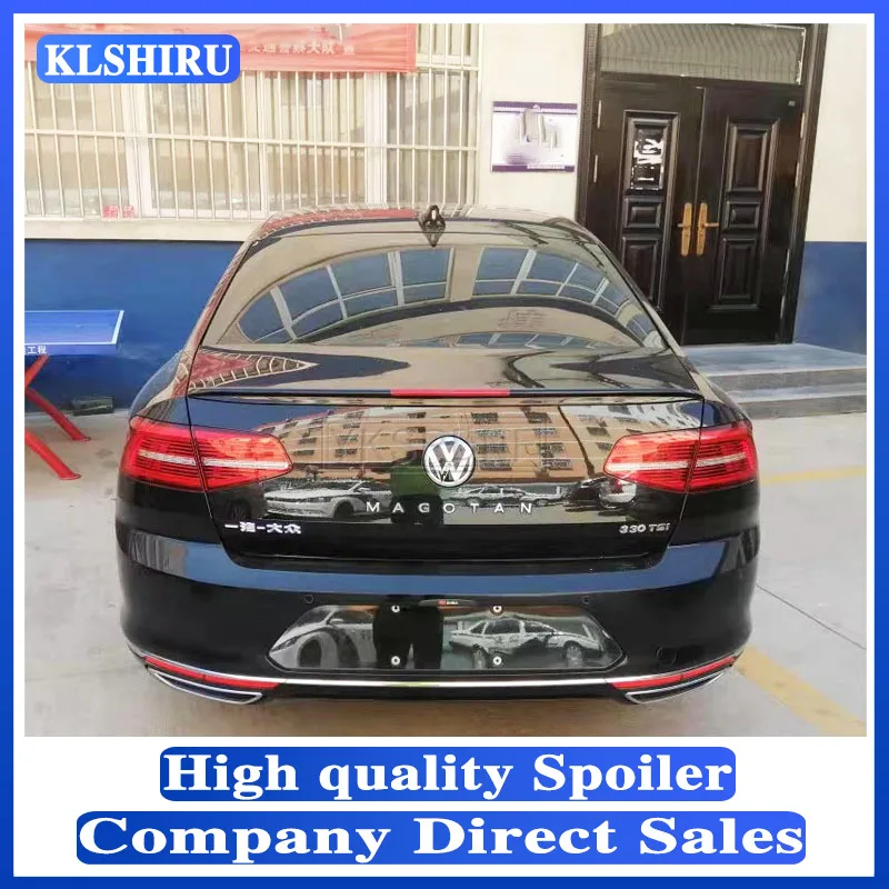 

Спойлер KLSHIRU для Passat B8 2017 2018 2019 Volkswagen Passat B8, спойлер из АБС-пластика, цветное заднее крыло автомобиля, задний спойлер