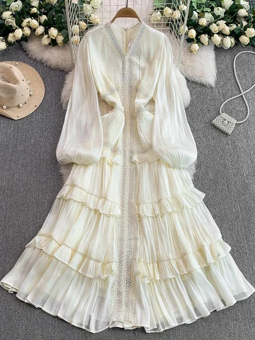 Neploe Кружевное платье для женщин